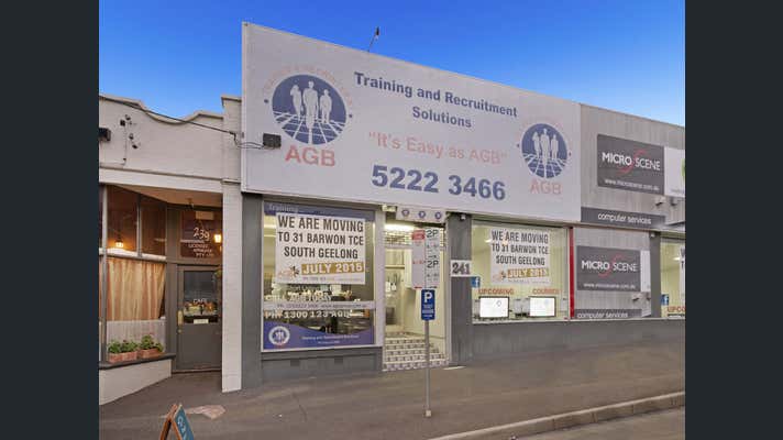 Leased Shop Retail Property At 241 Moorabool Street Geelong VIC