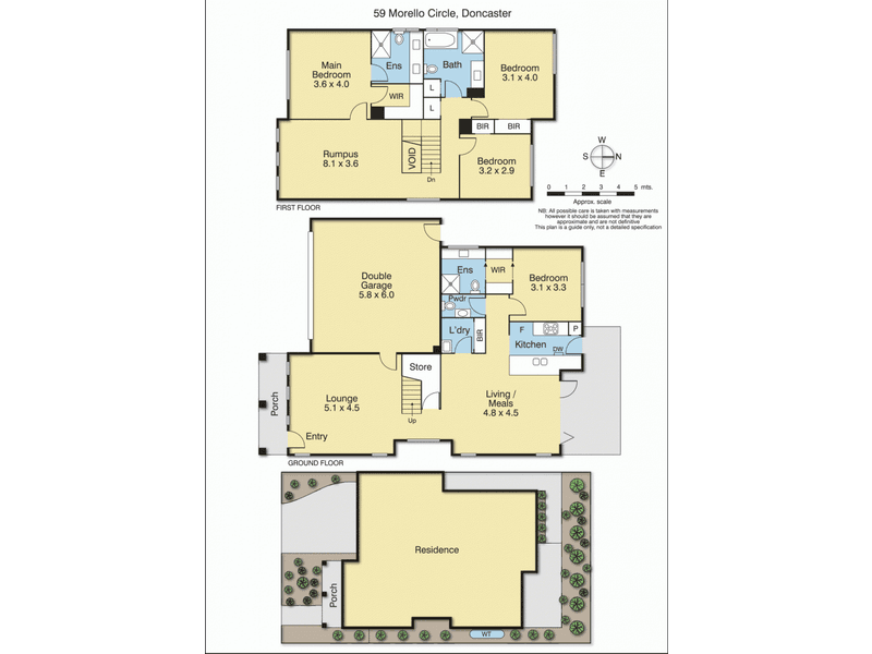 Brand New Living! 崭新居所 这是一处位于“维多利亚州 3109, 东唐卡斯特, 59 Morello Circle”的独栋别墅,它拥有4间卧室,3间浴室,2间车库,占地面积约为250.00平方米。