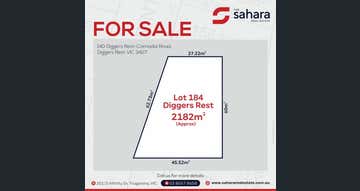Commercial Land , 184/140  Diggers Rest - Coimadai Road Diggers Rest VIC 3427 - Image 1