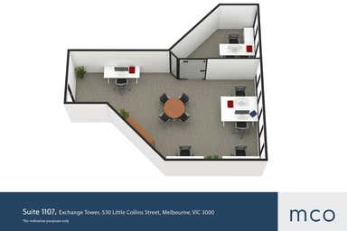 Exchange Tower, Suite 1107, 530 Little Collins Street Melbourne VIC 3000 - Floor Plan 1