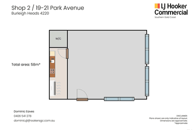 Shop 2, 19-21 Park Avenue Burleigh Heads QLD 4220 - Floor Plan 1