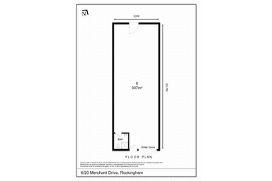 Unit 6, 20 Merchant Drive Rockingham WA 6168 - Floor Plan 1