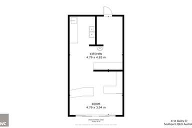 1/11 Bailey Crescent Southport QLD 4215 - Floor Plan 1