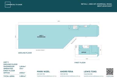 Retail 1, 669–671  Warrigal Road Bentleigh East VIC 3165 - Floor Plan 1