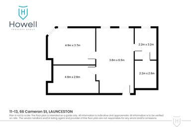 Rooms 11-13, 66 Cameron Street Launceston TAS 7250 - Floor Plan 1
