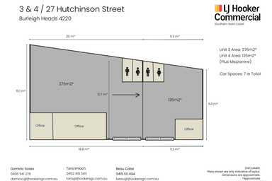 3 & 4, 27 Hutchinson Street Burleigh Heads QLD 4220 - Floor Plan 1