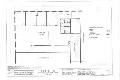 Unit 18, 828 High Street Kew VIC 3101 - Floor Plan 1