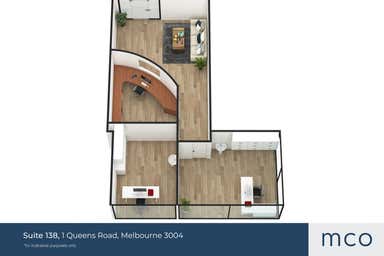 St Kilda Rd Towers, Suite 138, 1 Queens Road Melbourne VIC 3004 - Floor Plan 1
