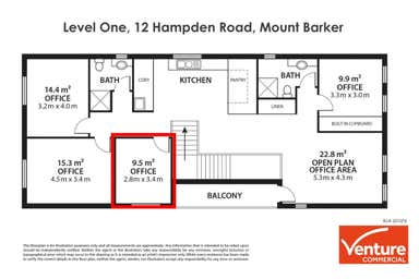Single Office, 12 Hampden Road Mount Barker SA 5251 - Floor Plan 1
