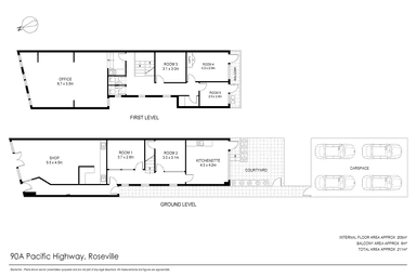 90A Pacific Highway Roseville NSW 2069 - Floor Plan 1