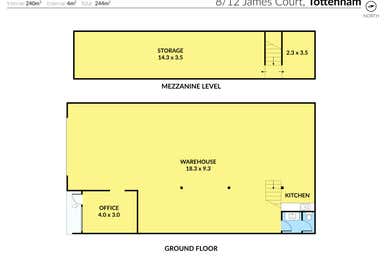 8/12-20 James Court Tottenham VIC 3012 - Floor Plan 1