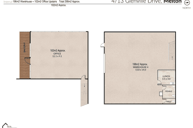 Factory 4, 13 Glenville Dr Melton VIC 3337 - Floor Plan 1