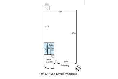 18/157 Hyde Street Yarraville VIC 3013 - Floor Plan 1