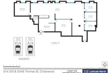 203-204, 8 Thomas St Chatswood NSW 2067 - Floor Plan 1