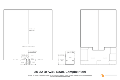 20-22 Berwick Road Campbellfield VIC 3061 - Floor Plan 1
