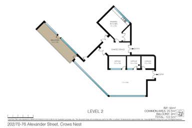 Level 2, 70-76 Alexander Street Crows Nest NSW 2065 - Floor Plan 1
