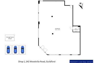 Shop 1, 342 Woodville Road Guildford NSW 2161 - Floor Plan 1