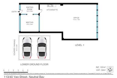 113/40 Yeo Street Neutral Bay NSW 2089 - Floor Plan 1