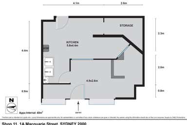 Shop 11, 1a Macquarie Street Sydney NSW 2000 - Floor Plan 1