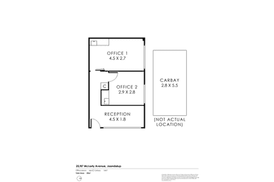25/87 McLarty Avenue Joondalup WA 6027 - Floor Plan 1