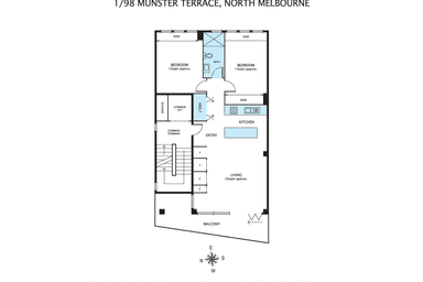 98 Munster Terrace North Melbourne VIC 3051 - Floor Plan 1