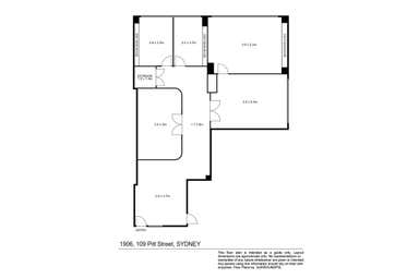 Suites 1906 & 1907, 109 Pitt Street Sydney NSW 2000 - Floor Plan 1