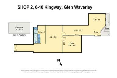 Shop 2, 6-10 Kingsway Glen Waverley VIC 3150 - Floor Plan 1