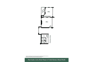 Part Suite 1.01, 17 Ord Street West Perth WA 6005 - Floor Plan 1