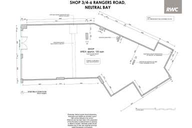 Shop 3/4-6 Rangers Road Neutral Bay NSW 2089 - Floor Plan 1