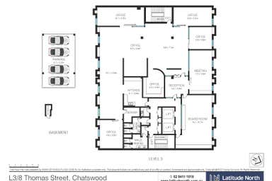 Level 3, 8 Thomas St Chatswood NSW 2067 - Floor Plan 1