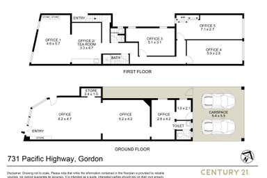 731 Pacific Highway Gordon NSW 2072 - Floor Plan 1