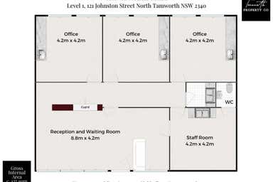 Part 1, Area A1, 121 Johnston Street Tamworth NSW 2340 - Floor Plan 1