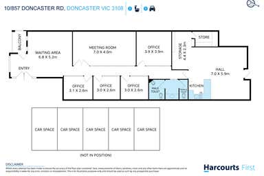 10/857 Doncaster Road Doncaster East VIC 3109 - Floor Plan 1