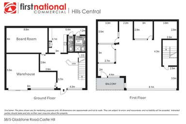 58/5 Gladstone Road Castle Hill NSW 2154 - Floor Plan 1