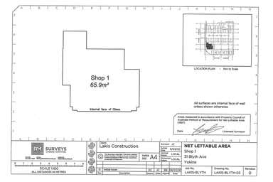 Shop 1, 25  Blythe Avenue Yokine WA 6060 - Floor Plan 1