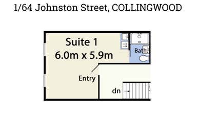 1/64 Johnston Street Collingwood VIC 3066 - Floor Plan 1