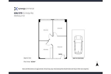 606/370 St Kilda Road Melbourne VIC 3004 - Floor Plan 1