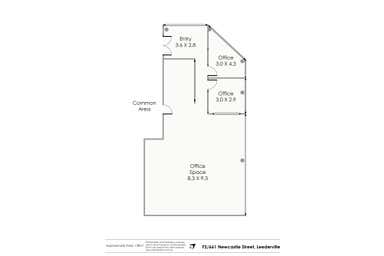 F2, 661 Newcastle Street Leederville WA 6007 - Floor Plan 1