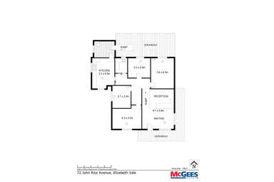 72 John Rice Avenue Elizabeth Vale SA 5112 - Floor Plan 1