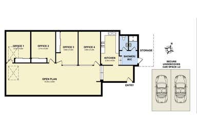 Suite 3, 166 Pacific Highway North Sydney NSW 2060 - Floor Plan 1