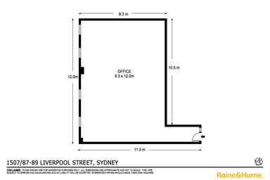 1507/87-89  Liverpool st Sydney NSW 2000 - Floor Plan 1