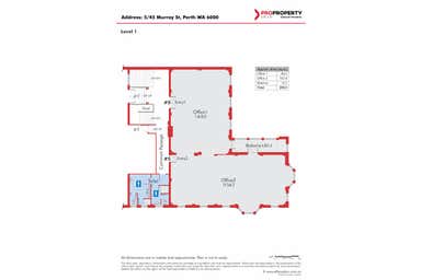 5 & 7, 45 Murray Street Perth WA 6000 - Floor Plan 1