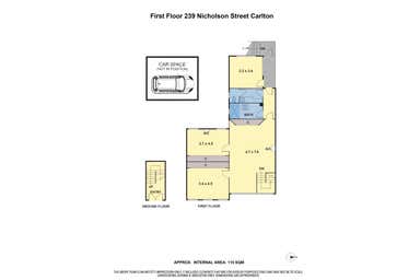 1/239 Nicholson Street Carlton VIC 3053 - Floor Plan 1