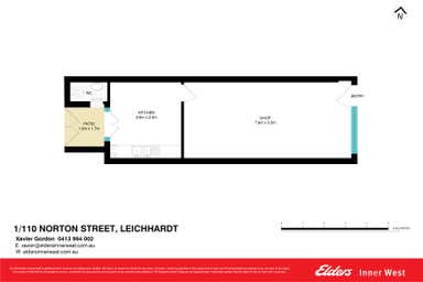 1/110 Norton Street Leichhardt NSW 2040 - Floor Plan 1