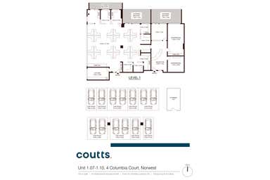 1.07-1.10, 4 Columbia Court Norwest NSW 2153 - Floor Plan 1