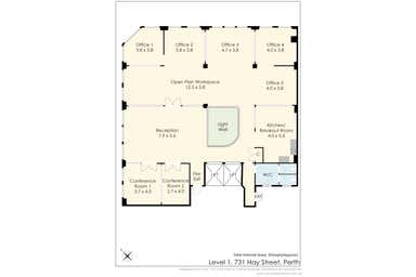 Level 1, 731 Hay Street Perth WA 6000 - Floor Plan 1