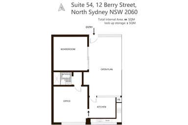 Atria, Suite 54/12-16 Berry Street North Sydney NSW 2060 - Floor Plan 1