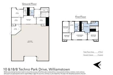 10&18/8 Techno Park Drive Williamstown VIC 3016 - Floor Plan 1