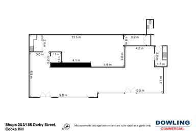 Lot 36 & 37 (Shop 2 & 3), 185 Darby Street Cooks Hill NSW 2300 - Floor Plan 1