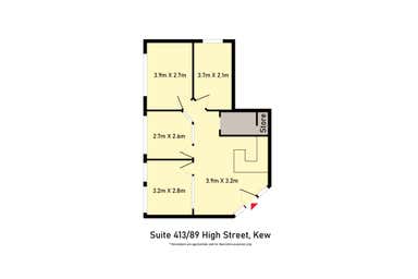 413/89 High Street Kew VIC 3101 - Floor Plan 1